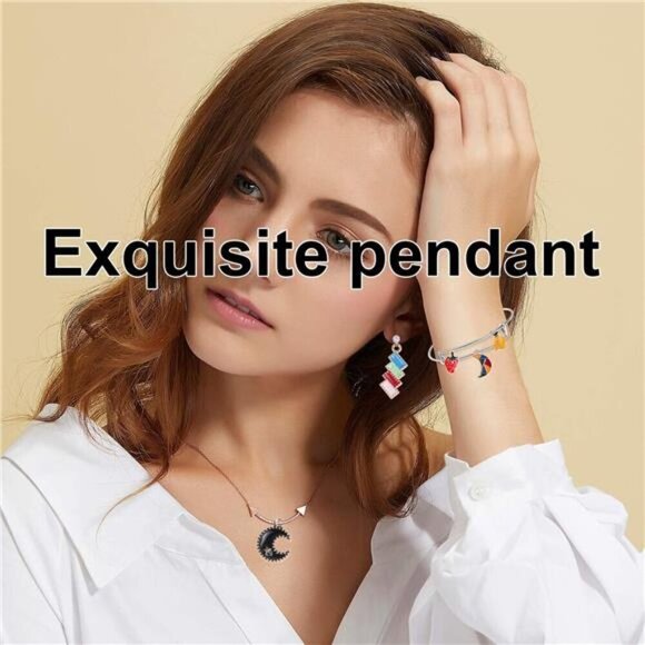 350Pcs Bracelet Charms Jewelry Making Charms Assorted Gold Plated Enamel - Picture 6 of 7